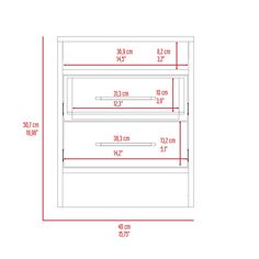 the measurements for an entertainment center with two shelves on each side and one shelf below