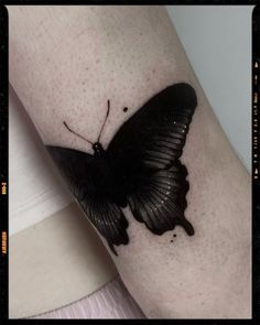 Butterfly Types Of Leaves Tattoo, Cover Butterfly Tattoo, Black Moth Tattoo Cover Up, Small Black Cover Up Tattoo, Black Moth Tattoo Design, Coverup Rib Tattoo, Dark Black Tattoos Coverup, Coverup Butterfly Tattoo, Coverup Tattoo Before And After