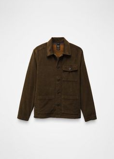 Corduroy meets classic workwear with this versatile flannel-lined chore coat. Classic Outerwear With Corduroy Collar And Relaxed Fit, Fall Utility Jacket With Corduroy Collar And Relaxed Fit, Rugged Button-up Outerwear With Patch Pockets, Classic Utility Jacket With Corduroy Collar, Classic Utility Jacket With Corduroy Collar And Long Sleeves, Rugged Unstructured Outerwear For Work, Everyday Button-up Outerwear With Corduroy Collar, Everyday Outerwear With Corduroy Collar Button-up, Unstructured Rugged Outerwear For Work