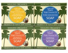 Choose from our range of Handmade Organic Soaps. All of our soaps are handmade using our Virgin Coconut Oil which is made from wild harvested coconuts. Chemical free and they produce a luxury lather that moisturises and rehydrates your skin. Many coconut products rely on large plantations to source their coconuts , however ours are all supplied by small holder farmers who collect young coconuts from their land and then sell into us at above Fairtade prices. As the island of New Britain is matria Coconut Products, Organic Protein Powder, Coconut Oil Soap, Organic Molecules, Pure Soap, Unique Soap, Unscented Soap, Organic Virgin Coconut Oil, Organic Protein