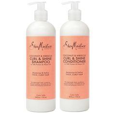 The Benefits of Shea Moisture's Coconut & Hibiscus Women's Shampoo & Conditioner:Frizz-Free Waves and Curls: The rich, creamy lather of Shea Moisture's Coconut & Hibiscus Curl & Shine shampoo gently washes away impurities, leaving you with frizz-free waves and curls.Transform Dry, Brittle Hair: Shea Moisture Curl & Shine Shampoo & Conditioner is phthalate and paraben-free. It transforms dry, brittle hair into bouncy, vibrant waves and curls, moisturizing and leaving curls with a stunning shine.Improves Hair Elasticity: Blended with neem oil, this shampoo & conditioner improves hair elasticity while reducing the occurrence of breakage. It helps to restore the natural strength and resilience of your hair.24-Hour Frizz and Humidity Control: The Curl & Shine Con Hibiscus Shampoo, Shea Moisture Shampoo, Shea Moisture Coconut, Quick Curly Hairstyles, Coconut Hibiscus, Enhance Natural Curls, Dry Brittle Hair, Shea Moisture, Raw Shea Butter