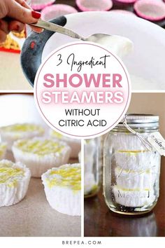 Shower Steamers Diy, Shower Bomb, Shower Fizzies, Shower Aromatherapy, Natural Showers, Melt Recipe, Aromatherapy Recipes, Bombe Recipe, Bath Bomb Recipes