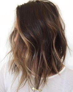 Brunette Ombre, Brunette Bob, Hair Color Techniques, French Hair, Brown Highlights, Balayage Brunette