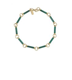 Malachite Stone Chain Bracelet Yellow Gold Link Chain Bracelet With Hook, Yellow Gold Chain Link Bracelet With Hook And Links, Gold-tone Chain Link Jewelry With Hooks, Gold-tone Jewelry With Hook And Rectangular Links, Gold-tone Jewelry As A Gift With Hook And Links, Green Link Chain Jewelry, Chain Link Bracelet As Gift, Luxury Chain Bracelet With Rectangular Links And Hooks, Gift Link Chain Bracelet With Hooks