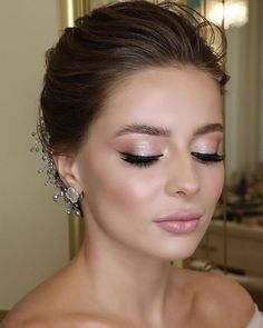 Simple Wedding Makeup, Brunette Makeup