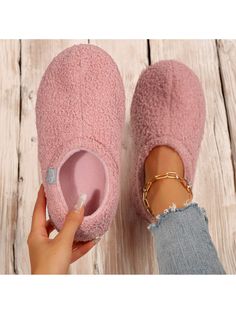 "Cozy & Comfortable - Conquer the cold use this boot-style slipper, the whole interior is covered with fluffy wool fleece, skin-friendly, breathable & moisture-wicking, keep you heat throughout the winter
Elegant & Durable - Exquisite thickened knit upper with back heel; Collar is foldable to prevent snow or wind from sliding into the shoes and warm your ankles, also machine washable for easy care
Cushioning & Support - Padded with layers of high-density memory foam, high resilient sponge, and shock-absorption EVA, that suits your feet and retains the shape. Arch support insole relaxes your feet from all-day walking or standing"Comfy Women's Curly Fleece Slippers With Memory Foam, Lightweight House Shoes In Soft Boot Style, Cozy Loafer With Polar Fleece Lining Pink Cool,Fashionable     Bed Fashionable Bedroom, Warm Boots Women, Foam House, Soft Boots, Lightweight Boots, Indoor Outdoor Slippers, Bedroom Slippers, Outdoor Slippers, Boot Style