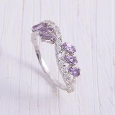 Amethyst ring, Wedding band silver, Wedding ring for her, Women wedding ring, Marquise ring, Februar Lilac Wedding Ring, Rose Gold Cz Ring, Wedding Ring Marquise, Wedding Band Silver, Cute Promise Rings, Women Wedding Ring, Amethyst Engagement Ring, Fantasy Ring, Unique Wedding Band