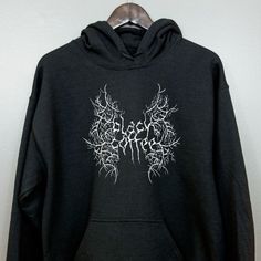 Available In Unisex S, M, L, Xl, And Xxl. Just Place An Order And Message Your Size After! Metal Hoodie, Heavy Metal Sweatshirt, Rock Music Apparel Unleash Your Inner Rock Star With Our ""Black Metal"" Hoodie! Crafted From Soft, Durable Fabric, This Hoodie Is Perfect For Concerts Or Casual Outings. It Features A Spacious Front Kangaroo Pocket, Adjustable Drawstring Hood, And Ribbed Cuffs For A Snug Fit. Whether You're Headbanging At A Show Or Chilling With Friends, This Hoodie Keeps You Cozy Whi Black Punk Hoodie For Concert, Punk Black Hoodie For Concert, Alternative Black Hoodie For Concert, Black Punk Style Sweatshirt For Concert, Punk Style Black Sweatshirt For Concert, Black Grunge Sweatshirt For Concert, Black Cotton Punk Style Sweatshirt, Black Hooded Sweatshirt For Concert, Black Hoodie For Winter Concert