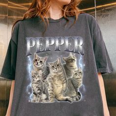 Rock a throwback style with our custom 90s bootleg rap pet shirt, featuring a retro cat design and your pet's photo. This Comfort Colors tee combines vintage graphic flair with a personal touch for a unique and comfy addition to your wardrobe. 😸 Rock the retro look with our Custom Cat Bootleg Tee! Perfect for pet lovers who want to blend vintage style with feline fun. 🎨 Embrace the vibe of the Retro Cat Shirt, designed to make a statement with classic 90s flair. 🎶 Our Custom 90s Bootleg Rap P Cat Tshirt Design, Crazy Cat Lady Shirt, Pet Shirts, Retro Cats, Retro 90s, Custom Cat, Comfort Colors Tee, Retro Look, Cat Shirts