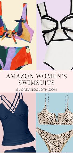 Get ready to hit the beach or pool in style with these Amazon women’s swimsuits.