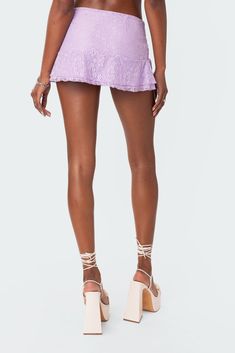 Mini skirt Flared hem Lace fabric Matching set Cotton, Polyester Model wears size S Model height is 5'9 Item care: Wash with similar color Visionary Fashion, Fabric Matching, Lace Mini Skirt, Swimwear Dress, Lace Tank Top, Lace Tank, S Models, Lace Fabric, Pacsun