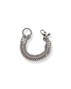 This bracelet combines curb and weave chain patterns to create a dramatic statement. It adds an edge to any look you pair it with, with a large swivel lobster clasp that holds the bracelet strongly in place so you can move throughout your day with confidence. Made from 100% stainless steel, this bracelet is safe to wear in water. Logo-printed tag attached to the closure. All pieces are handcrafted and made to order in Brooklyn. For a coordinated look, pair it with its matching necklace. Availabl Water Logo, Woven Chain, Chip Beads, Jewelry Repair, Matching Necklaces, Steel Bracelet, Stainless Steel Bracelet, Jewelry Care, Chain Bracelet