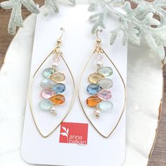 soft colorful hoop earrings