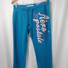 New With Tags Aeropostale Blue Drawstring Skinny Sweat Pants, Size Medium, Item Is In Good, Clean Condition. Comes From A Smoke Free And Pet Free Home. Need Additional Info On This Item? Contact Us Directly With Any Questions Or Concerns! Blue Stretch Casual Sweatpants, Casual Stretch Blue Sweatpants, Casual Blue Stretch Sweatpants, Trendy Stretch Blue Sweatpants, Trendy Blue Cotton Sweatpants, Blue Stretch Cotton Sweatpants, Aeropostale Tracksuit, Aeropostale Matching Sets, Aeropostale Sweatpants