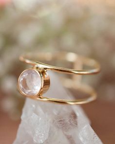 D E T A I L S — METAL: GOLD VERMEIL: Gold vermeil, or just vermeil, refers to items made of sterling silver that are plated with a layer of gold. 💎 The gemstone is the ROSE QUARTZ. ✦Rose Quartz, the crystal of Unconditional Love, it's considered a stone of the heart. It carries a soft feminine energy of compassion and peace, nourishment and comfort. — •✧•✧•✧•✧•✧•✧•✧•✧•✧•✧•✧•✧•✧•✧•✧•✧— »» $ BU Y • M O R E • S A V E • M O R E $ «« ✦ Special 10% OFF when you order 2 items!! Apply Coupon Code: SAVE Gold Moonstone Ring, Double Band Rings, Rose Gold Quartz, Chalcedony Ring, Ringe Gold, Soft Feminine, Pink Bridal, Amethyst Gold, Rose Quartz Ring