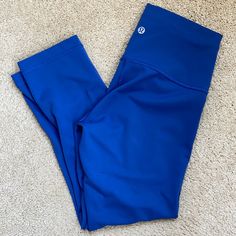 Brand New. Only Worn Once. Bought The Wrong Size. These Are Size 6 Pant Jumpsuit, Lululemon Athletica, Color Blue, Pants For Women, Coral, Birthday Gifts, Size 6, Leggings, Brand New