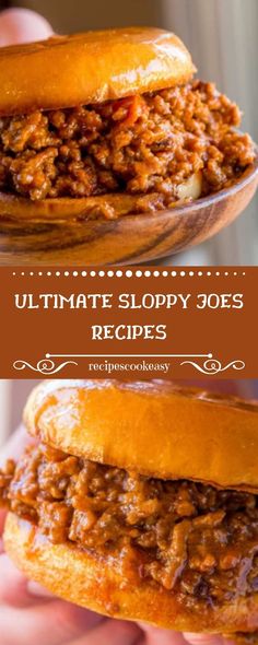 the ultimate sloppy joes recipe