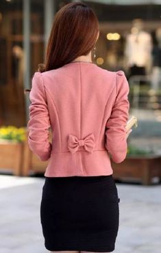 Slim Suit, Womens Business Casual, Short Coat, Winter Coats Women, Jacket Women, Jacket Buttons