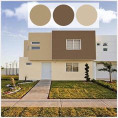 an image of a house with different colors on it