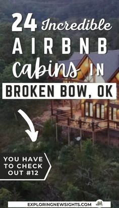 Broken Bow Oklahoma Cabins, Airbnb Cabins, Oklahoma Cabins, Broken Bow Cabins, Broken Bow Oklahoma, Broken Bow Lake, Oklahoma Travel, Playground Areas, Usa Destinations