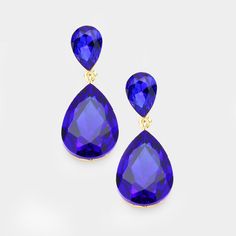 • Color : Sapphire, Gold• Size : 0.7' X 1.75'• Post Back• Little Girls Double Crystal Teardrop Evening Earrings Evening Earrings, Shimmer Shine, Black Peach, Amethyst Gold, Peach Roses, Gift Graduation, Handcrafted Earrings, Girly Jewelry, Sapphire Blue