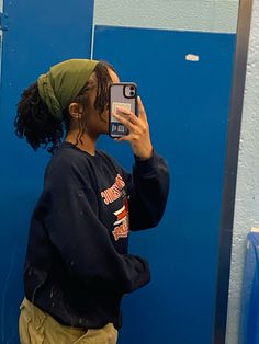 Locs With Turban, Loc Girl Aesthetic Outfits, Short Locs With Headband, Locs Scarf Styles, Locs With Hats, Locs Headwrap, Headwrap Hairstyles, Head Wrap Styles