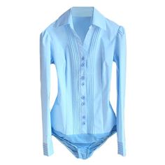 Women's Solid Color Turn-Down Collar Blouse - Wnkrs Elegant Bodysuit, Body Shirt, Bodysuit Shirt, Women Office, Blouse Material, Work Wear Women, Collars For Women, Women Shirts Blouse, Pullover Shirt