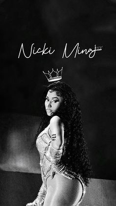 nicki minang's album cover art for her new single, the queen