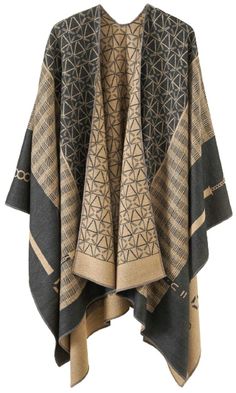 PRICES MAY VARY. Women's poncho shawl wrap is made of polyester and acrylic material, soft cashmere like. The oversized shawl wrap is soft, skin-friendly and warm, comfortable to wear. Measurement of the poncho wrap: 155*130cm/61*51.2in, One size fit most women and girls. The shawl wrap is oversized, so it can fit different figures, brings an elegant feel. The cardigan shawl wrap is designed with geometric pattern, it is easy to wear and classy. You can pair it with leggings, jeans, tops, high h Geometric Blanket, Cardigan Shawl, Womens Poncho, Poncho Wrap, Poncho Shawl, Winter Shawl, Shawl Cardigan, Classic Cardigan, Jeans Tops