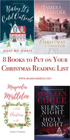 christmas books to put on your christmas reading list for the holiday season and all year round