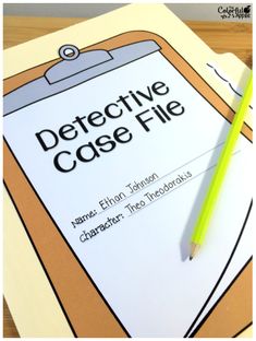 a close up of a clipboard with a pencil on it and the words effective case file