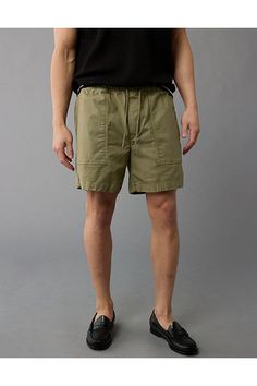 Soft, breathable cotton with a hint of stretch/Drawstring waist/Side seam pockets/These shorts are Real Good: Made with the planet in mind & a promise to continue to do better. Cotton Shorts With Functional Drawstring, Utility Style Drawstring Shorts, Utility Shorts With Drawstring, Utility Drawstring Shorts, Relaxed Fit Green Shorts With Functional Drawstring, Green Cotton Drawstring Shorts, Utility Cotton Shorts With Elastic Waistband, Cotton Utility Shorts With Elastic Waistband, Everyday Cotton Shorts With Drawstring