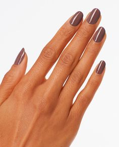 OPI®: Squeaker of the House - Nail Lacquer | Brown Nail Polish Mod About You Opi, Fall Nails Opi, Chrome Nails Opi, Brown Nail Polish, Cute Nails For Fall, Opi Nail Polish, Opi Nail Lacquer, Fall Nail Colors, Nail Polish Collection