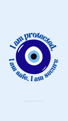 an eye with the words i am prostacial, i am secure