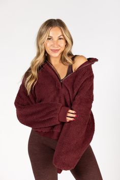 The Sherpa Pullover – Ptula Sherpa Pullover, Favorite Sweater, Black Sports Bra, Sherpa Lined, Long Sleeves Jacket, Trending Now, Layering Pieces, Sport Shorts, S Models