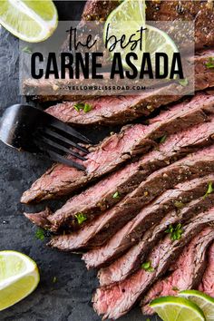 the best carne asada recipe with limes and cilantro