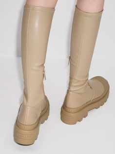 Every winter wardrobe needs a good pair of knee-high boots, and these Indra boots will slot easily into your rotation. The minimal design features a second-skin knee-high fit that will accentuate the legs and lengthen your frame - these boots are perfect for balancing out bulkier ensembles. With a versatile taupe finish, these boots will match well with most outfits. Complete with ridged soles for enhanced grip and walkability, they blend style and functionality. Wardrobe Needs, Charles Keith, Minimal Design, Second Skin, Winter Wardrobe, Knee High Boots, High Boots, Knee High, Design Features