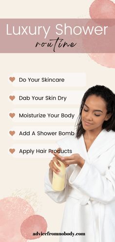 Luxury Shower Routine For Healthy Skin and Hair Pamper Night Routine, Body Care Tips, Pamper Routine, Pamper Night, Amazing Showers, Pampering Routine, For Healthy Skin, Luxury Shower