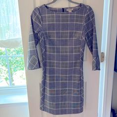 Nwt H&M Dress. Size 2. Measurement From Shoulder To Bottom Is Around 33.5 Inches. 3/4 Sleeves. Half-sleeve Fall Workwear Dresses, Fall Half-sleeve Workwear Dress, Half Sleeve Fall Workwear Dresses, Shift Dress With Half Sleeves For Work, Fitted Midi Dress With 3/4 Sleeves For Fall, Fitted Dress With 3/4 Sleeves For Fall, Formal 3/4 Sleeve Mini Dress For Fall, Formal Mini Dress With 3/4 Sleeves For Fall, Fitted Mini Dress With 3/4 Sleeves For Fall