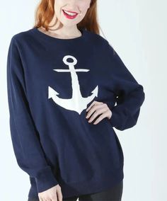 This Navy Blue Sweater is a fashionable way to show your love for the sea. Constructed with 100% cotton, this sweater features a stylish white anchor design with a navy background. Wear it, or simply drape it over your shoulders for a timeless, nautical look. If you aren't sure about the size - size up 100% Cotton S M L XL 1XL 2XL 3XL Chest 34-36 38-40 40-41 42.5 44-46 48-50 52-54 Sleeve 29 ½ 29 7/8 30 ¼ 30 5/8 31 31 3/8 31 3/8 31 3/4-32 1/2 32 ½ 33 1/8 33 1/8- 33 3/8 Length Lobster Sweater, Nautical Sweater, Navy Anchor, Preppy Sweater, Nautical Looks, Anchor Design, Navy Blue Sweater, New England Style, Navy Sweater