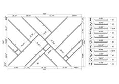 the diagram shows how to measure and draw lines for each section of the floor plan