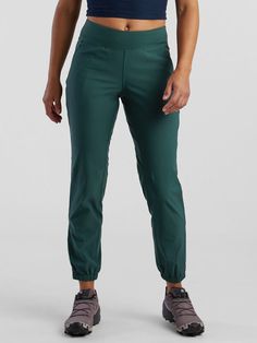 Womens Joggers Hiking Pants: Sylvan Sporty Green Joggers For Outdoor Activities, Green Athleisure Sweatpants For Outdoor, Midweight Joggers With Elastic Waistband For Outdoor, Midweight Elastic Waistband Joggers For Outdoor, Green Sweatpants With Elastic Waistband For Outdoor, Functional Joggers With Comfort Waistband For Outdoor, Athleisure Joggers With Comfort Waistband For Outdoor Activities, Athleisure Joggers With Comfort Waistband For Outdoor, Athleisure Joggers With Elastic Waistband For Outdoor Activities