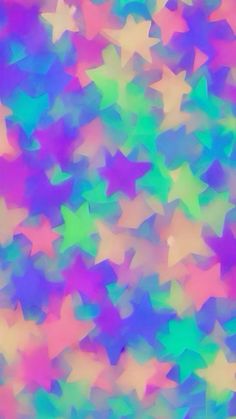 an image of colorful stars that are in the air for wallpaper or backdrops