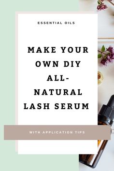 Love the look of lash extensions but hate the cost and long-term health concerns associated with them? Get the look of luscious lashes by using this healthy homemade DIY lash serum that contains only four all-natural ingredients! Start getting compliments on your natural eyelashes without sacrificing your health or bank account. Natural Lash Serum, Diy Lash Serum, Young Living Hair, Essential Oils For Hair, Homemade Diy, Lash Serum, Natural Eyelashes, Hair Growth Oil