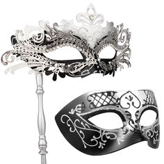 Masquerade Couple, Masquerade Mask Women, Mardi Gras Ball, Masquerade Dress, Prom Fashion, Venetian Masquerade, Venetian Masks, Satin Ribbons, Masks Masquerade