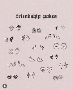 Stick n poke Small Minimalist Matching Tattoo, Small Tattoo Ideas Doodles, Matching Tattoos For Best Friends Aesthetic, Two Person Tattoos Best Friends, Tatto For Best Friends Girl, Small Interesting Tattoos, 2 Sisters Tattoo Ideas, Unique Friendship Tattoos For 2, Cute Sister Tattoos For 2 Unique