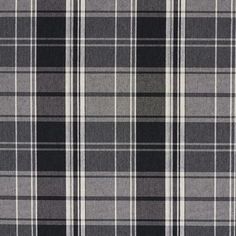 a black and white plaid fabric