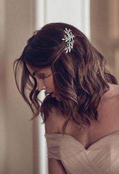 Wedding Hair Down, Hair Comb Wedding, Wedding Hair And Makeup