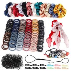 Looking for a variety pack of stylish hair accessories for girls? Our collection includes trendy scrunchies, elastic hair bands, and hair clips to elevate any hairstyle effortlessly. Perfect for school, playdates, or special occasions. #HairAccessories #GirlsFashion #Scrunchies #ElasticHairBands #HairClips #HairGoals Kids Braids With Beads, Hair Extensions For Short Hair, Flower Hair Band, Rope Hair, Hair Accessories For Girls, Hair Accessories Set, Braids With Beads, Braids For Kids, Elastic Hair Ties