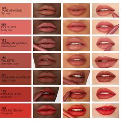 Bold, matte pencil saturates lips in rich pigment with 12-hour staying power. Natural Lipstick Colors, Nars Products, Nude Lipstick Shades, Kiss Me Deadly, Lip Sticks, Natural Lipstick, Nude Lipstick, Lipstick Shades, Lip Pencil